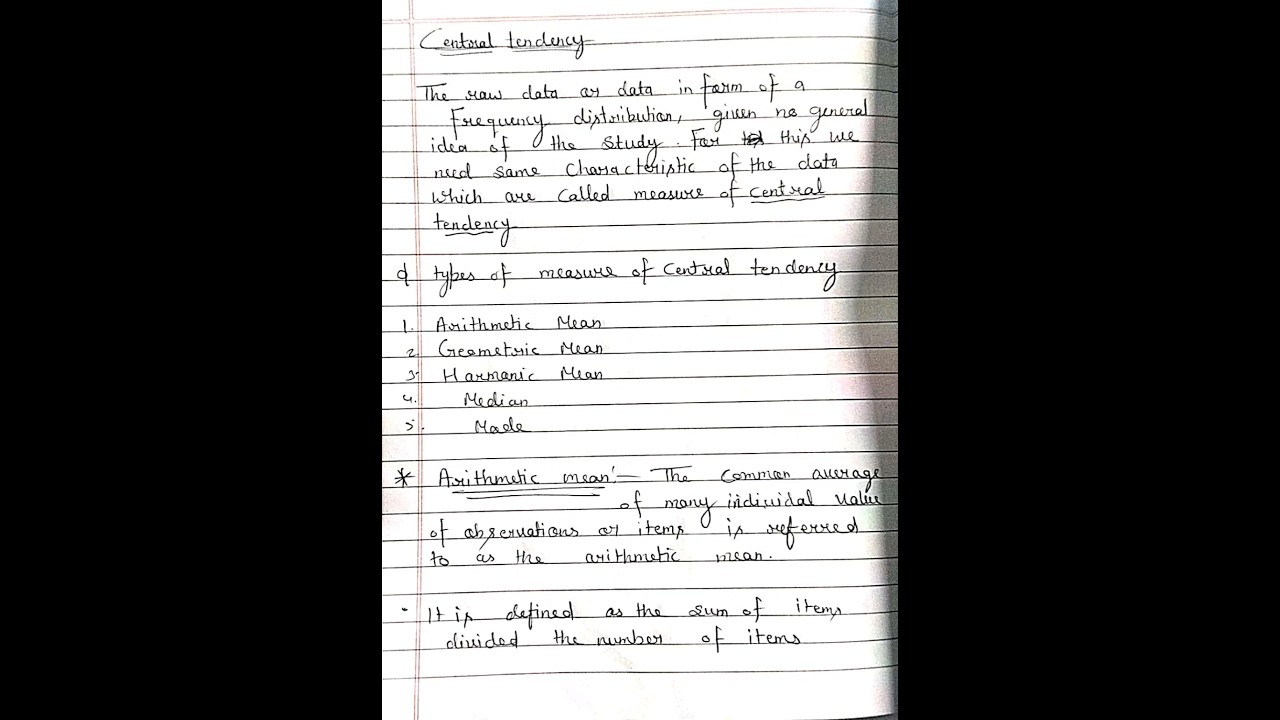 Understanding Central Tendency: Mean, Median & Mode