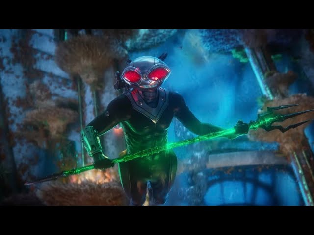 Black Manta's Epic Fight Scenes in Aquaman and the Lost Kingdom (2023) 🦑