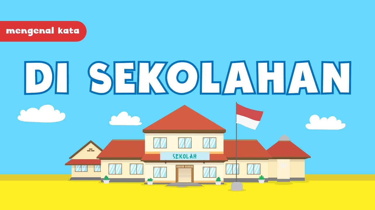 Kartun Anak Muslim: Belajar Kosakata Sekolah 📚