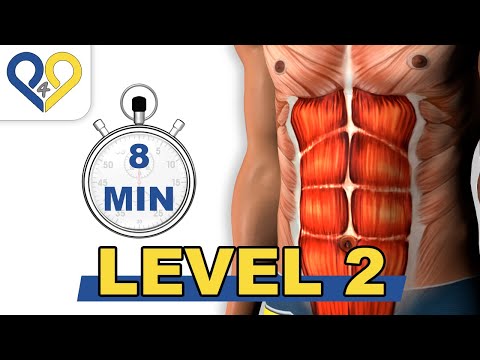 Abs workout how to have six pack - Level 2 - Home Ab workout
