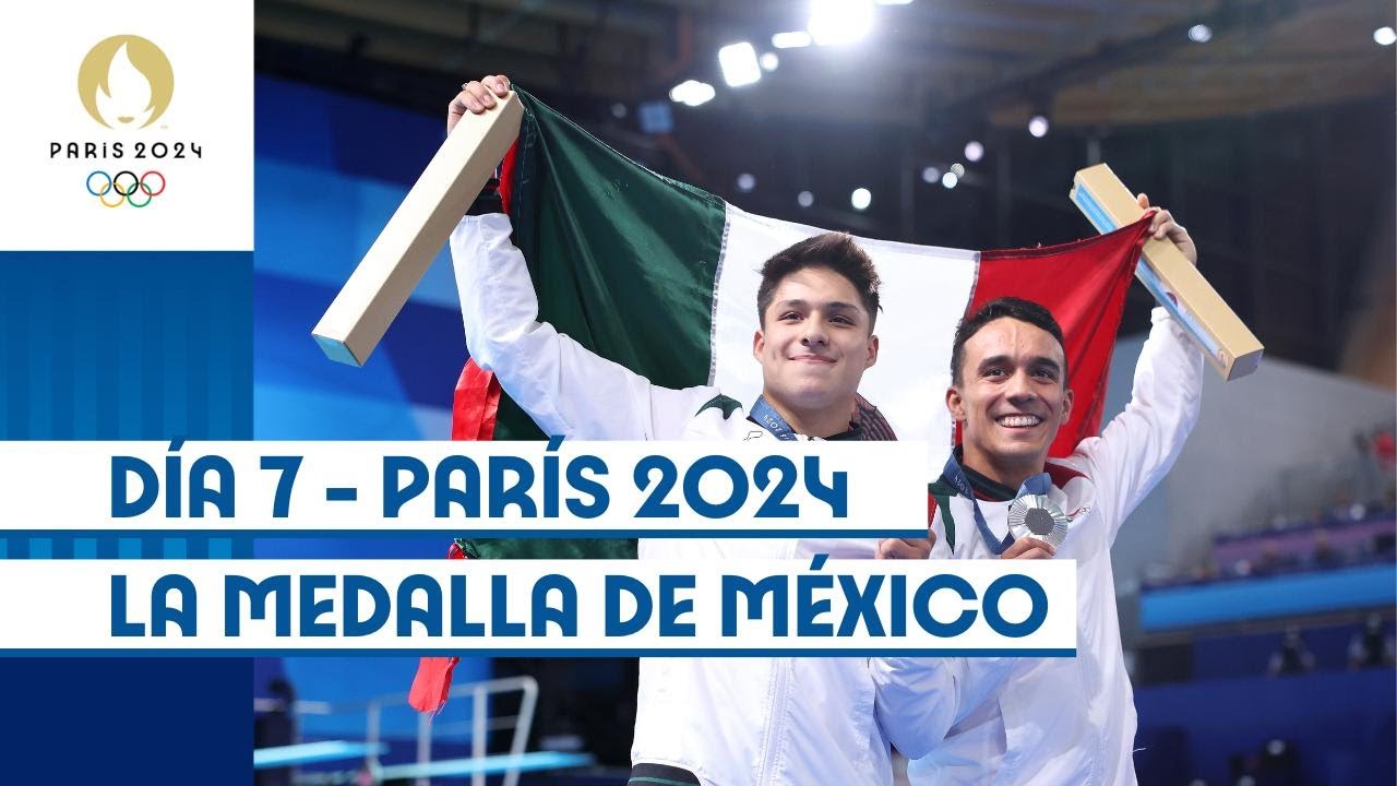 México conquista medalla en clavados en #Paris2024 🏅