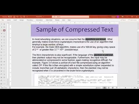 11. Cryptanalysis of Caesar Cipher