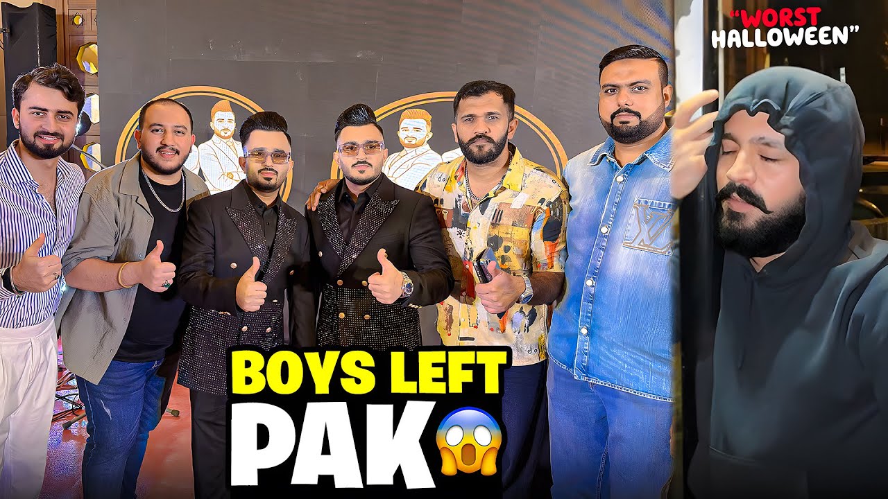 Boys Leave Pakistan & Meet Chaudhary Sab After Ages! 🎥 | Epic Halloween Party Fail