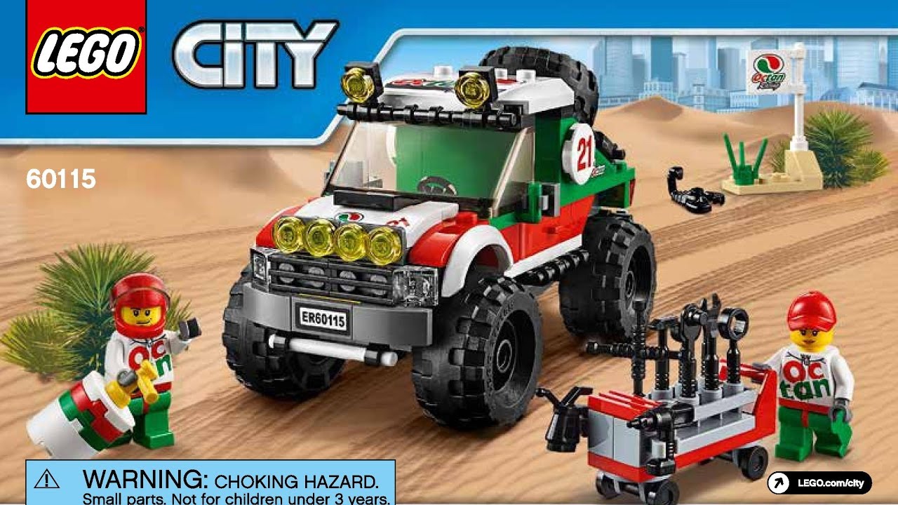 LEGO City 4x4 Off-Roader 60115 Instructions 🚗