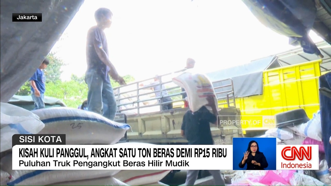 Kuli Panggul Beras Cipinang Angkut Ton Demi Upah Minim 🚜