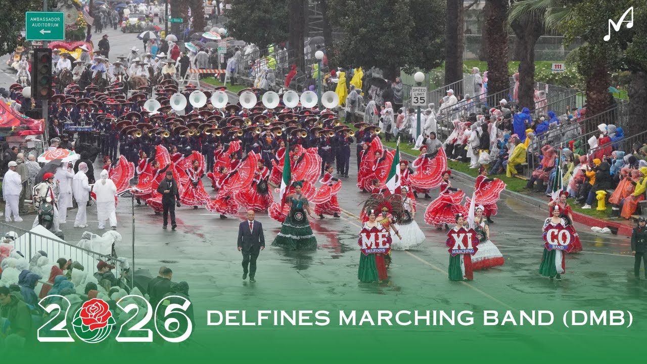 Delfines Marching Band to Perform at 2026 Pasadena Rose Parade 🇲🇽