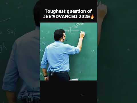 🥶Toughest question of JEE Advanced 2025🔥@MotionNVSir #shorts #jeeadvanced2025 #jeequestions