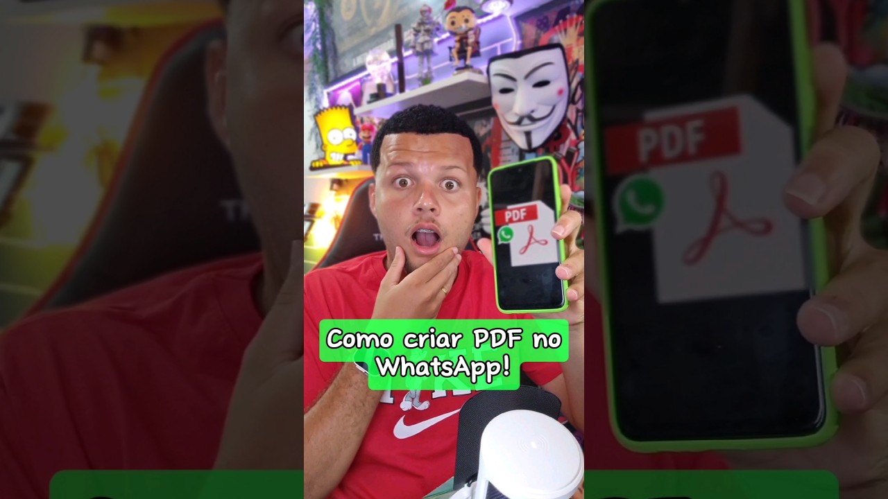 Como criar PDF no WhatsApp! #dicas #whatsapp #pdf #truques #novidades