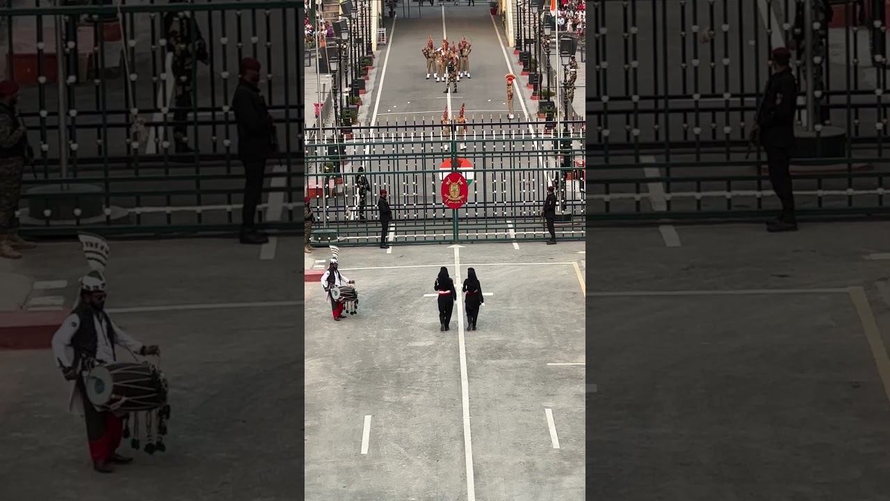 Mahila Pak Bharat Parade | Gates Were Closed | No Crossing #shorts