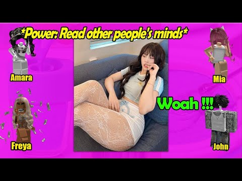 💄EVERYONE HAS SUPERPOWERS AND MINE IS READING MIND✨Lily Roblox Stories 💋TEXT TO SPEECH