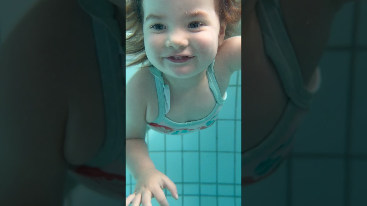 Baby Swim Floating Fun #swimming #pool #toddlers #swimmingpool #lessons #learning #fun #floating