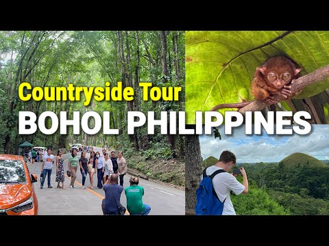 🇵🇭 BOHOL PHILIPPINES TOURIST SPOTS | Chocolate Hills, Tarsier & More! BOHOL COUNTRYSIDE TOUR