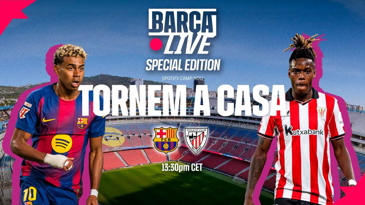 🔴 BARÇA LIVE  | FC BARCELONA vs ATHLETIC CLUB | SPOTIFY CAMP NOU RETURN | LALIGA 25/26 ⚽