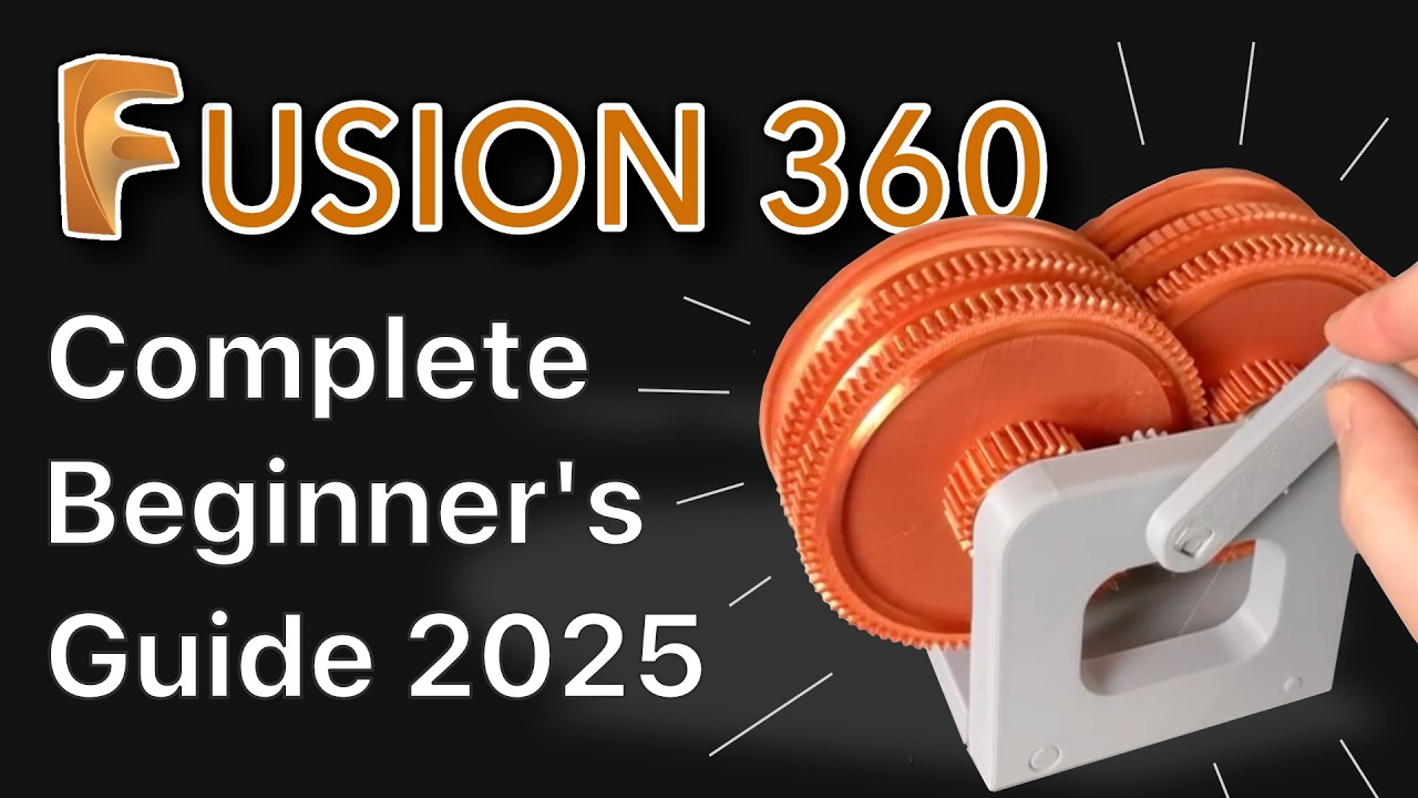 Fusion 360 Beginner Guide 2025 + Sample Project