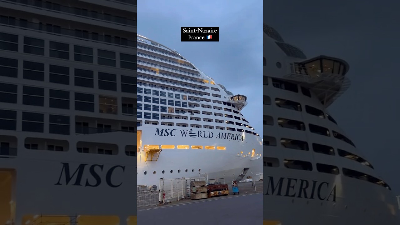 First Look at MSC World America in Saint-Nazaire 🇫🇷