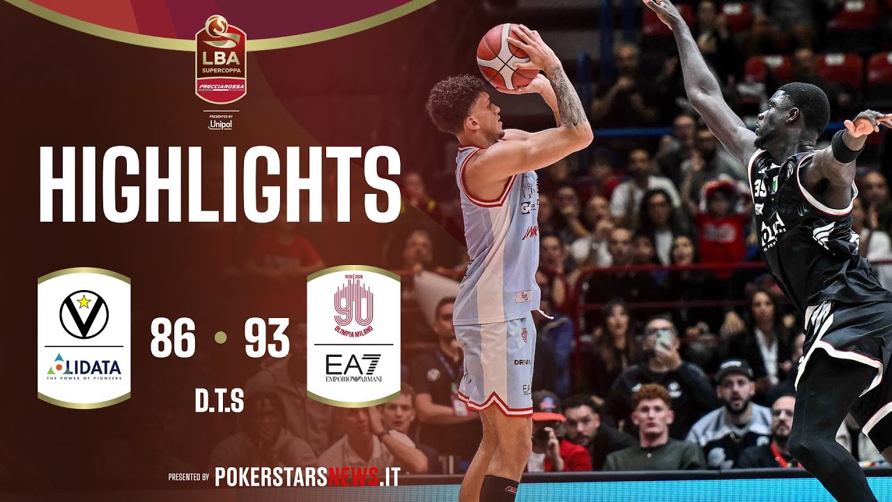 SF Supercoppa 2025 | Virtus Olidata Bologna vs. EA7 Emporio Armani Milano | Highlights