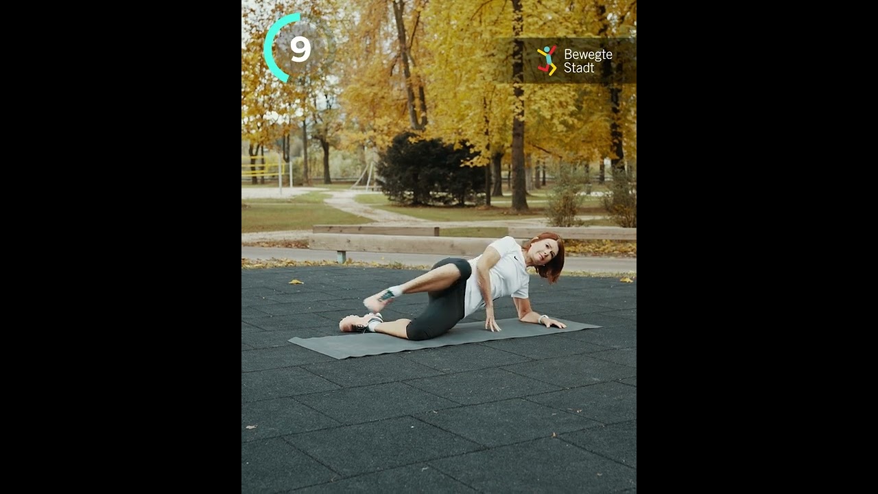 F2 1 Übung: Seitliche Bauchmuskulatur & Beinbeugen