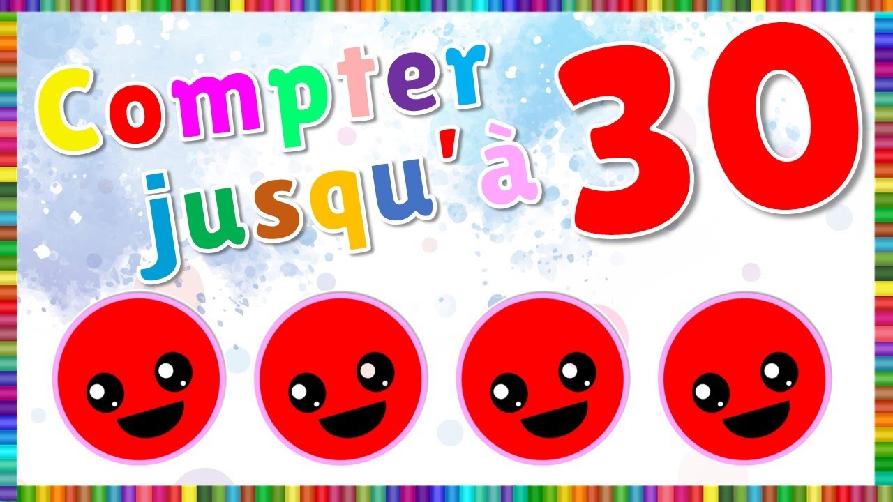 Compter jusqu'à 30 pour les enfants 📚