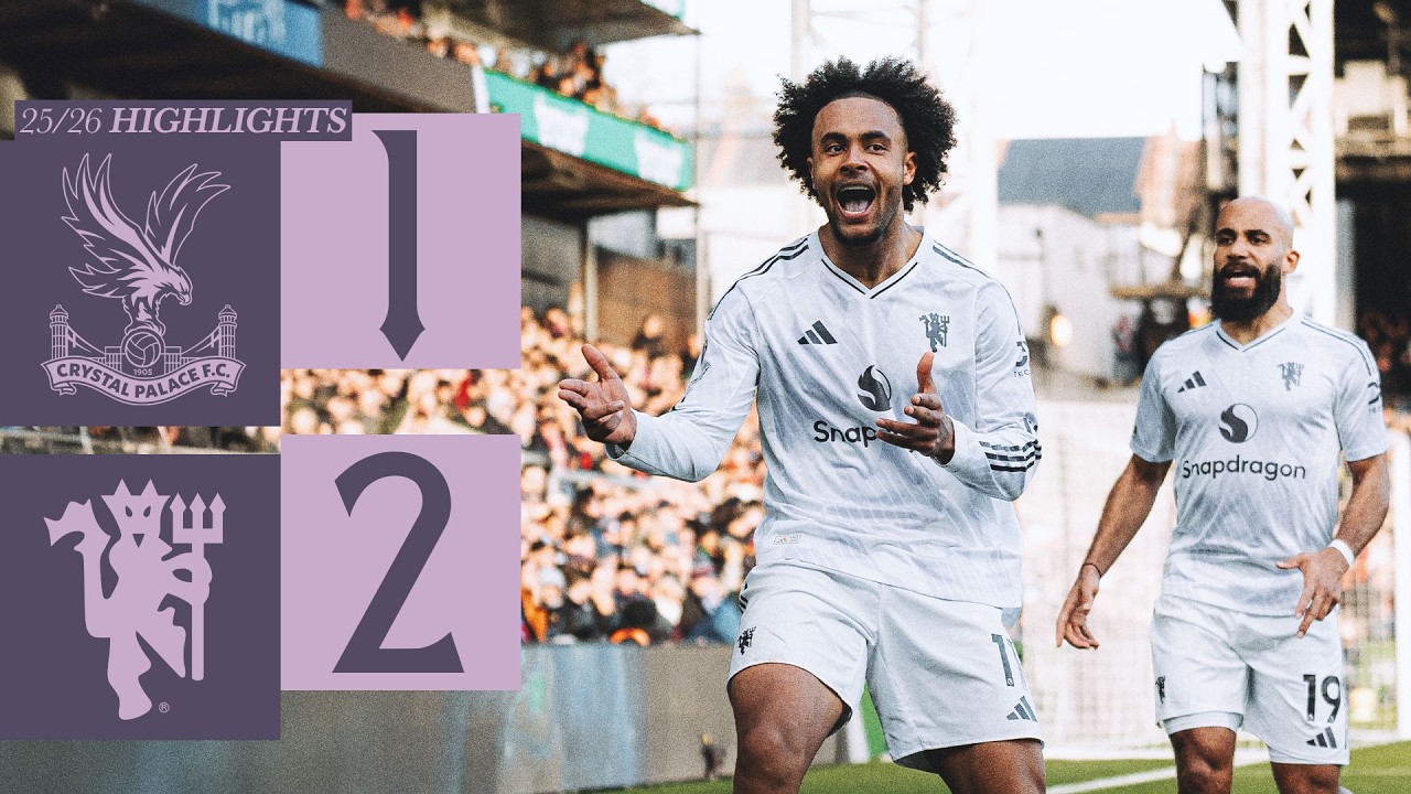 United's Comeback Win at Crystal Palace 🔥