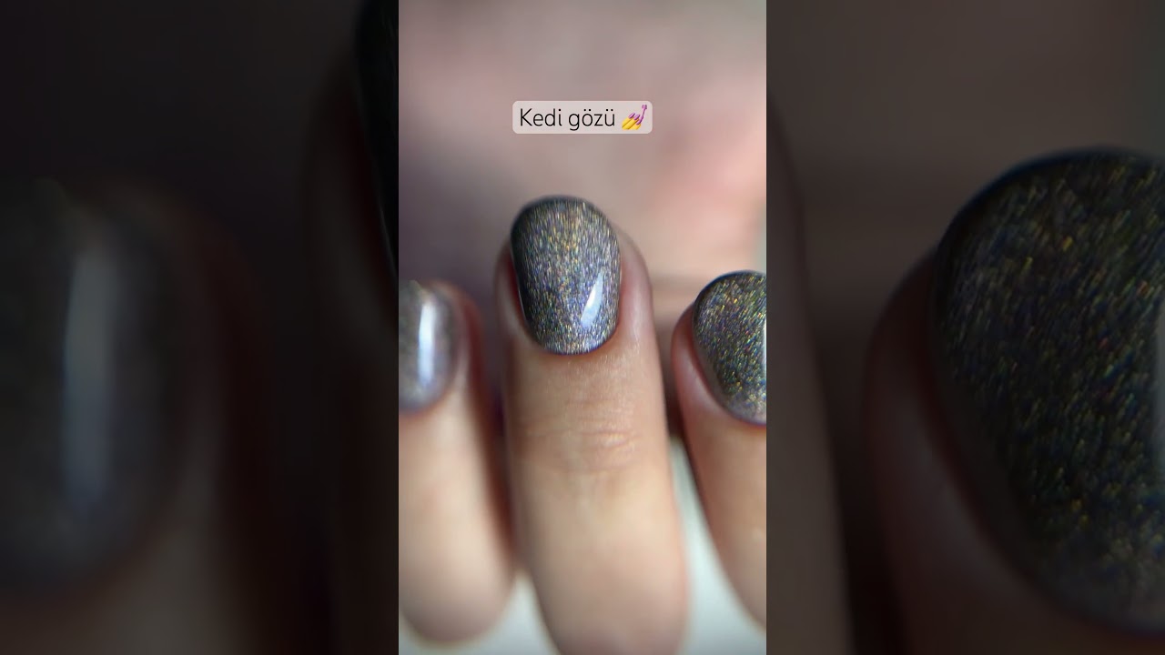 Kedi Gözü Oje ile Şık Tırnaklar 💅