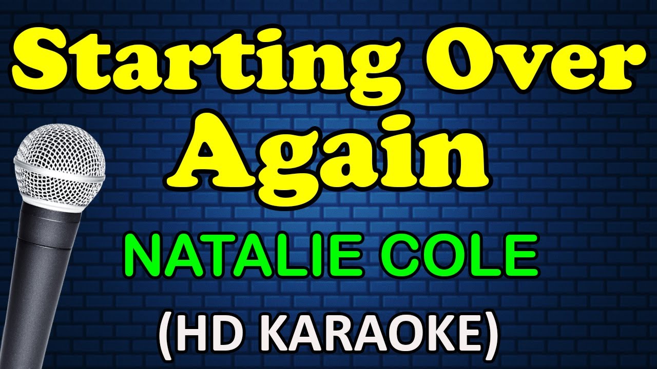 Natalie Cole's Hit Karaoke Version of 'Starting Over Again' 🎤 (HD)