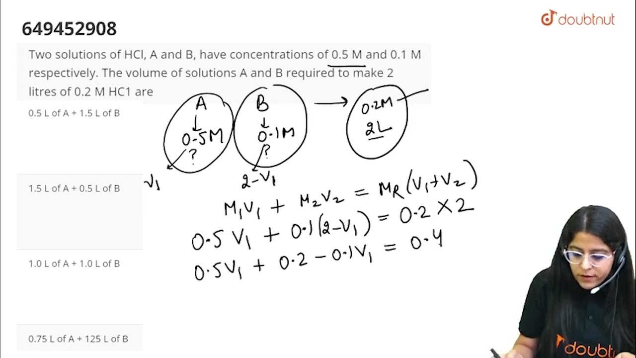 How to Mix HCl Solutions to Achieve 0.2 M Concentration 🧪