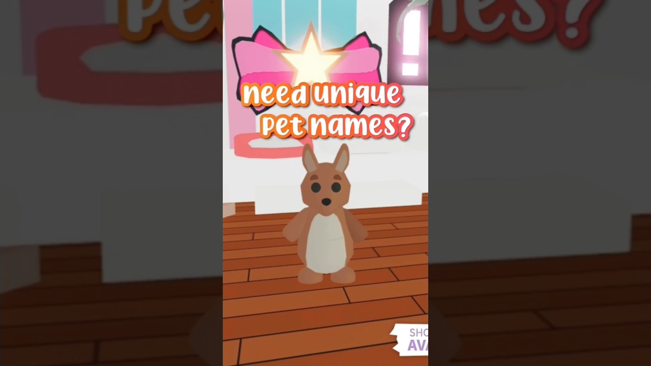 5 Unique Adopt Me Pet Names ✨