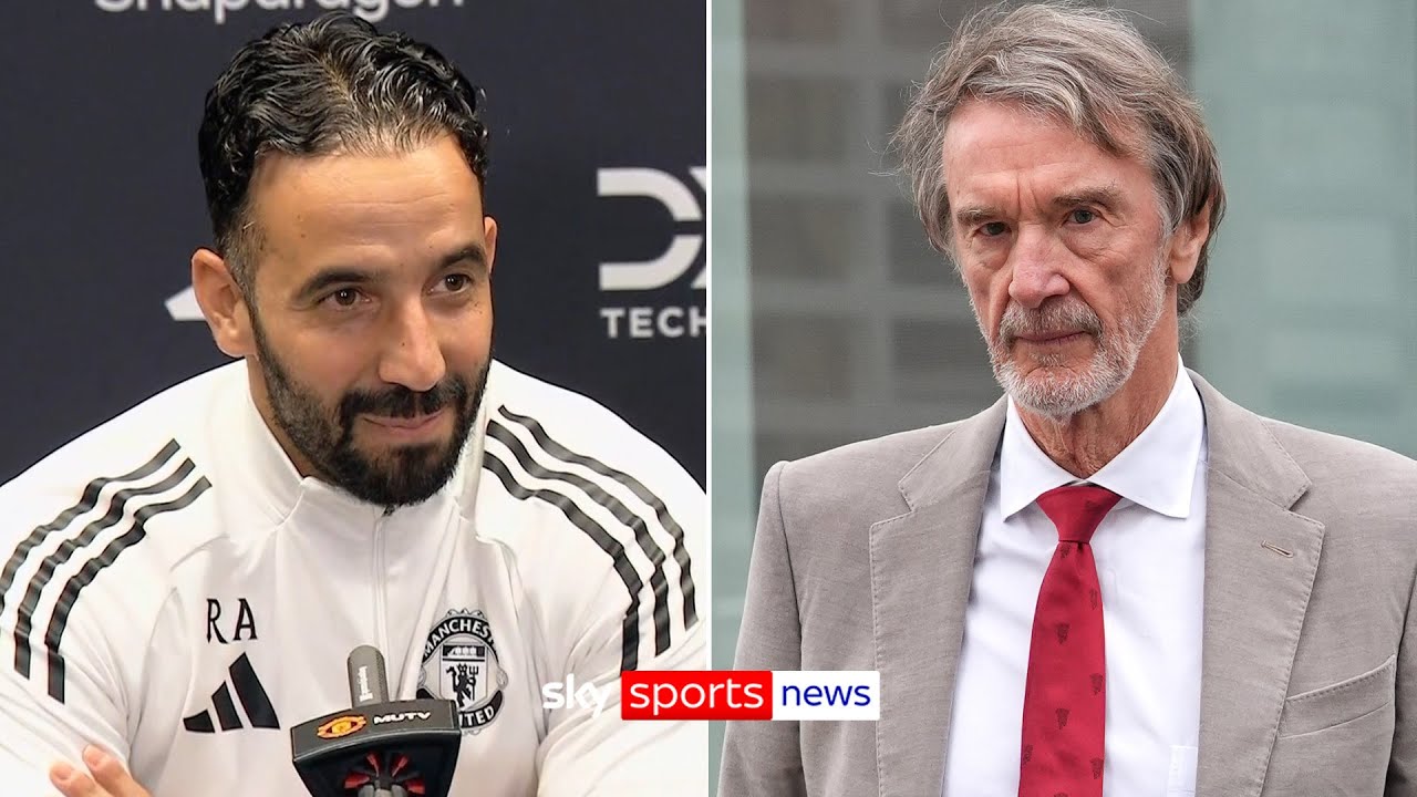 Ruben Amorim jokes about meeting with Sir Jim Ratcliffe | "He was offering me a new contract"