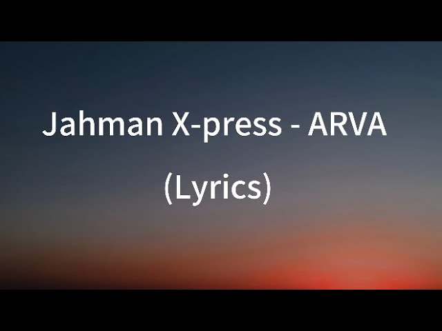 Jahman X-press - ARVA ft. Souleymane Faye & More πΆ