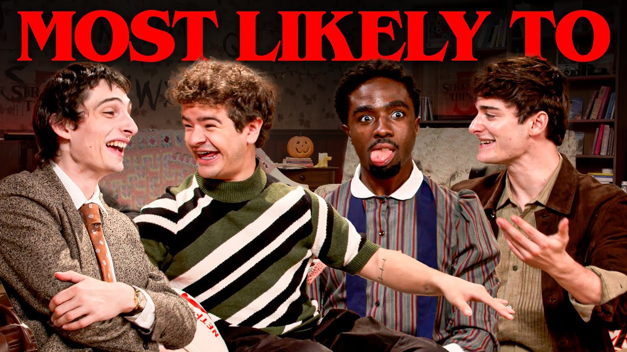 Stranger Things Cast Plays 'Most Likely To' 🎲