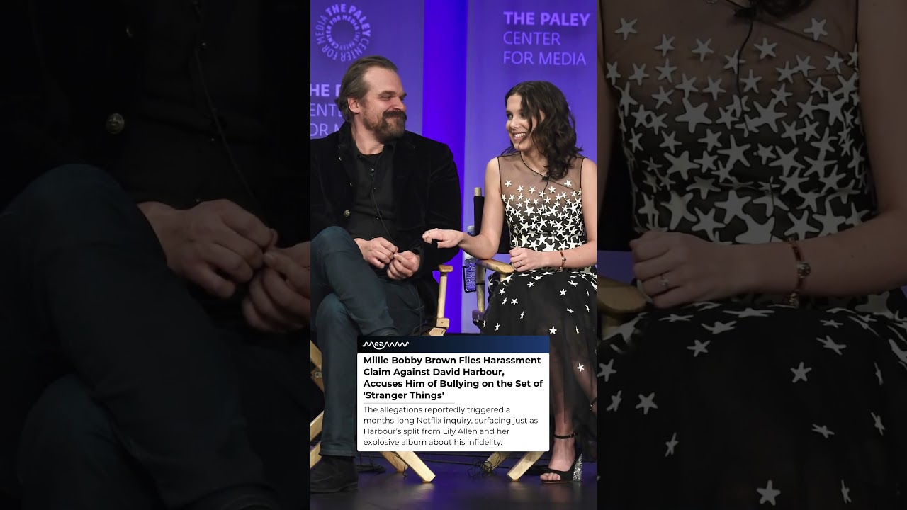 Millie Bobby Brown Files Harassment Complaint Against Stranger Things Co-Star David Harbour π¨