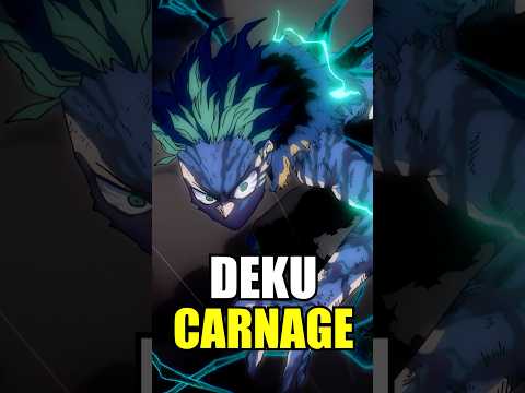 DEKU Overlay la ÉpicaTransformación de Izuku Midoriya My Hero Academia Temporada 8 Final #shorts