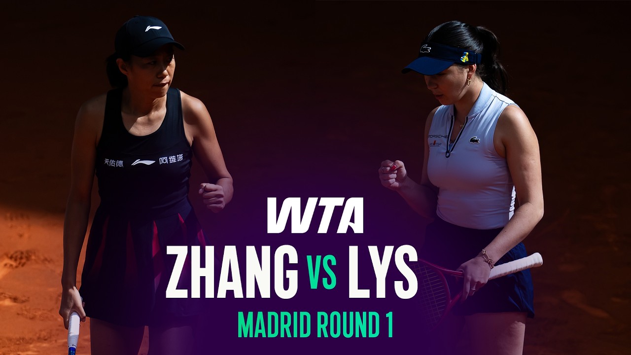 Shuai Zhang vs. Eva Lys | Madrid R1 Highlights 🎾