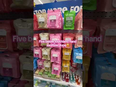 Five below touchland hand sanitizer dupe😍