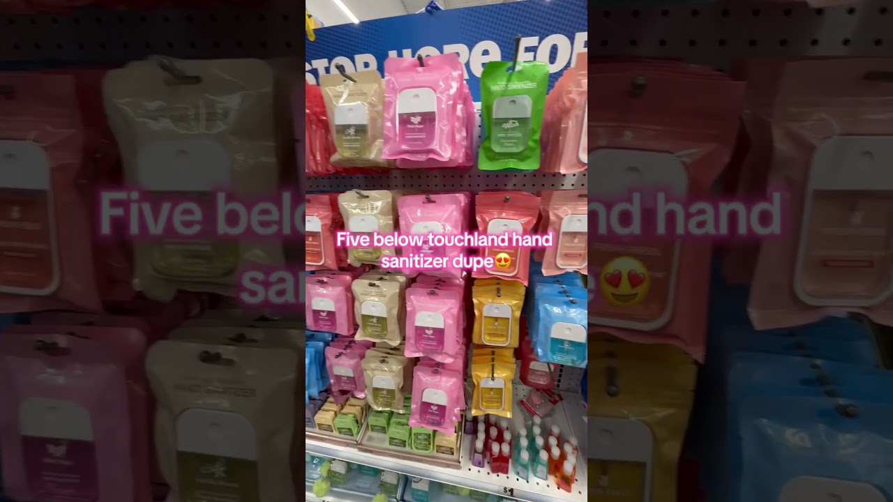 Affordable Touchland Hand Sanitizer Dupes at Five Below 🛍️