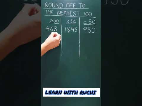 Round off karna hua easy😊 | Round off to nearest 100 | shorts | #shorts #mathshorts #ytshorts