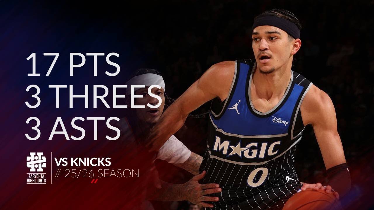 Anthony Black Scores 17 Points vs Knicks (25/26 Season) π