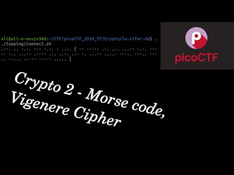 picoCTF 2019 9 | Crypto part 2 Vigenere cipher