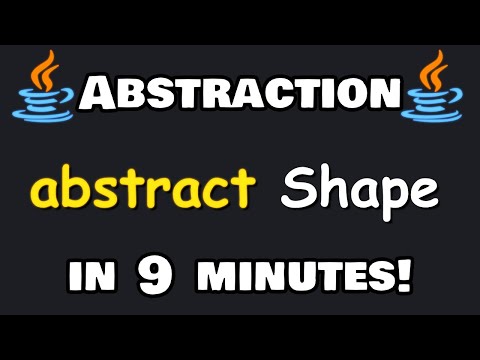 Learn ABSTRACTION in 9 minutes! π«οΈ