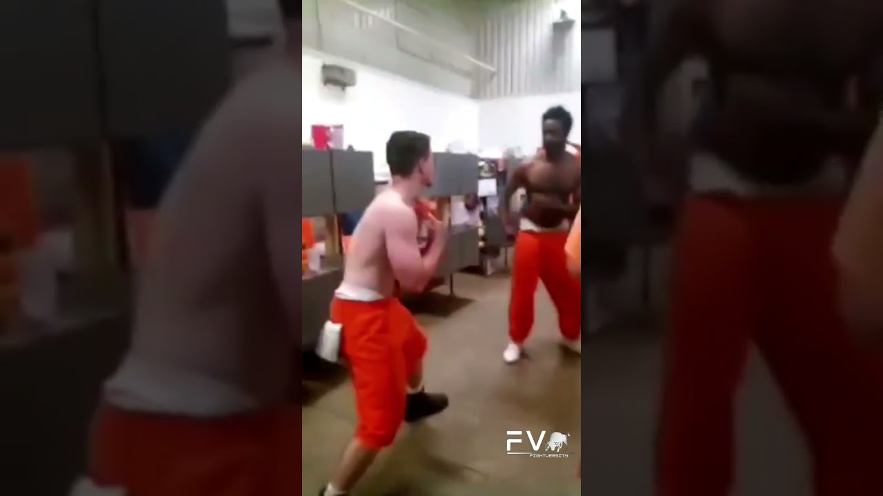 Prison Fight: Black vs. White 🥊