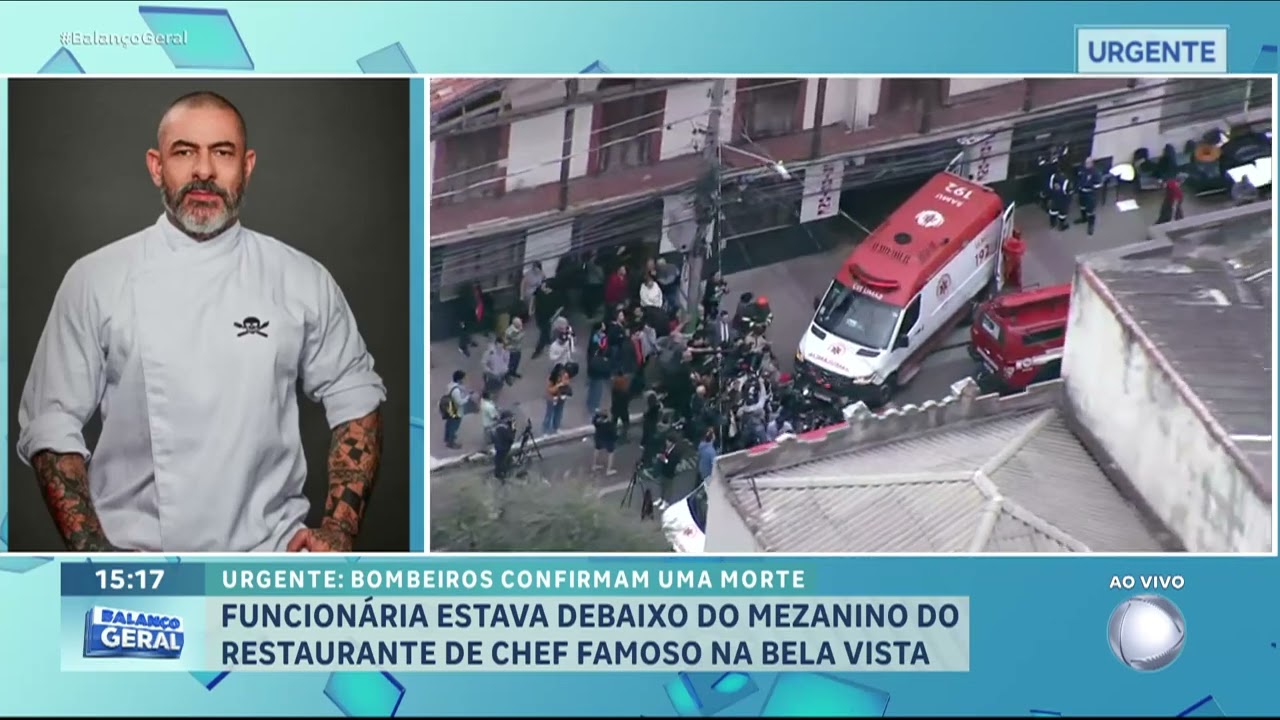 Henrique Fogaça divulga nota oficial lamentando acidente em restaurante na Bela Vista |BALANÇO GERAL