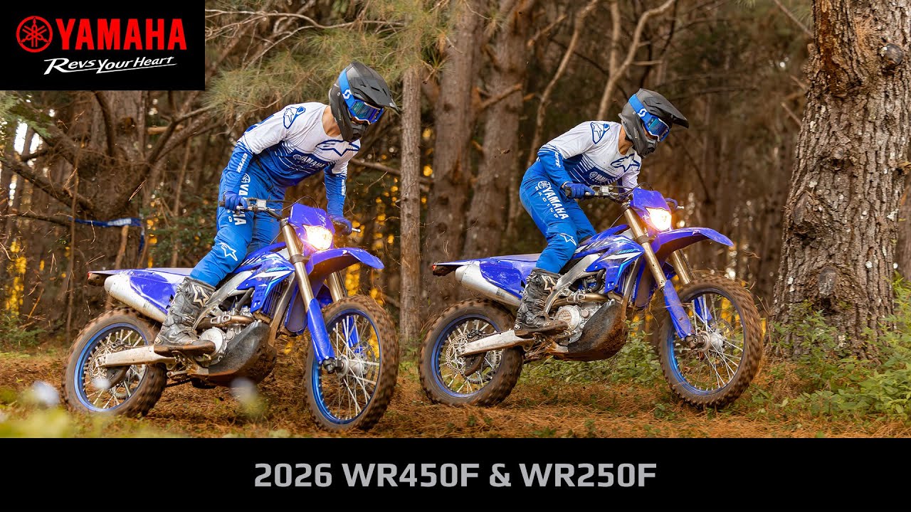 Yamaha WR450F & WR250F Enduro Bikes 2026 🏍️