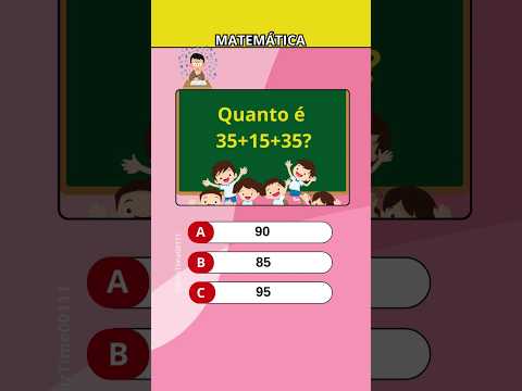 Teste seu conhecimento com o quiz de matemática! #quiz #matemática #conhecimentos #aprender #quizzes