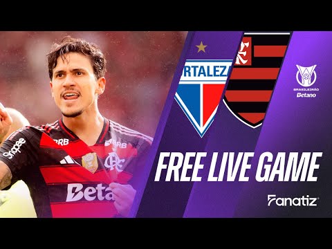 Fortaleza x Flamengo | AO VIVO E GRÁTIS COM IMAGENS | Brasileirão 2025 📺
