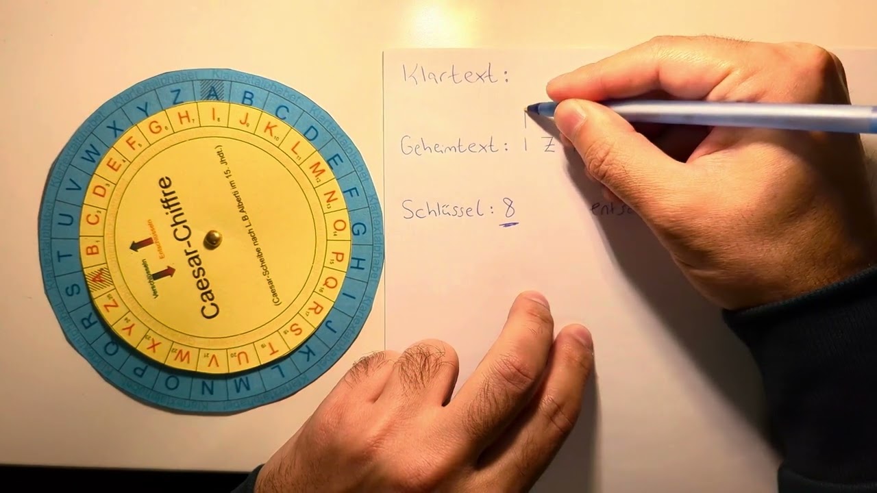 Entschlüsselung mit der Cäsar-Scheibe: So knacken Sie Geheimtexte 🔑