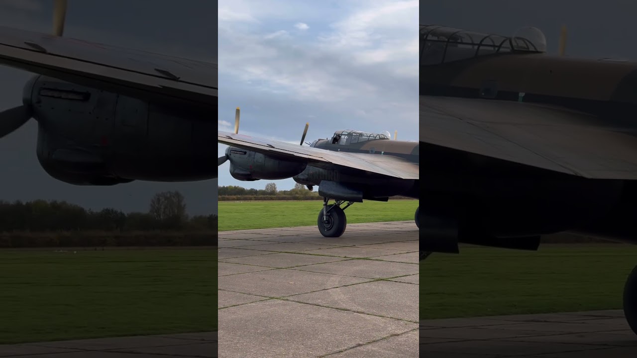 Watch the Iconic Avro Lancaster ‘Just Jane’ Take Off at Sunset ✈️