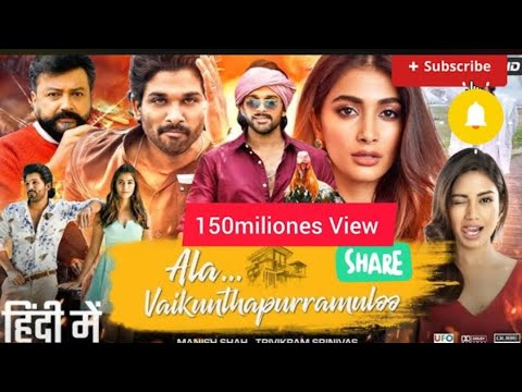 ALA Vaikunthapurramuloo hindi dubbed movie |Allu Arjun, pooja Hegde 2026 New ||