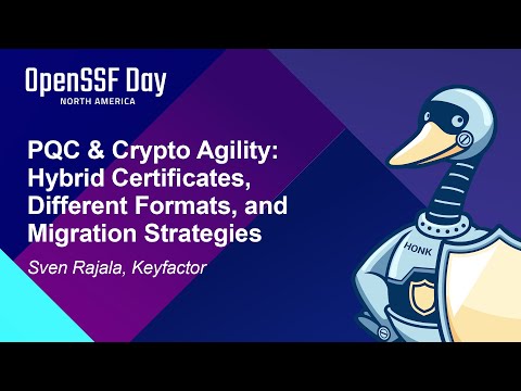 PQC & Crypto Agility: Hybrid Certificates, Different Formats, and Migration Strategies - Sven Rajala