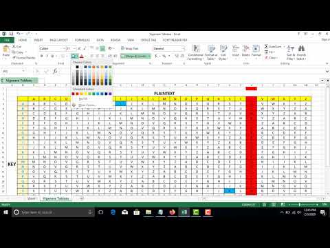 The Vigenère Cipher Encryption and Decryption