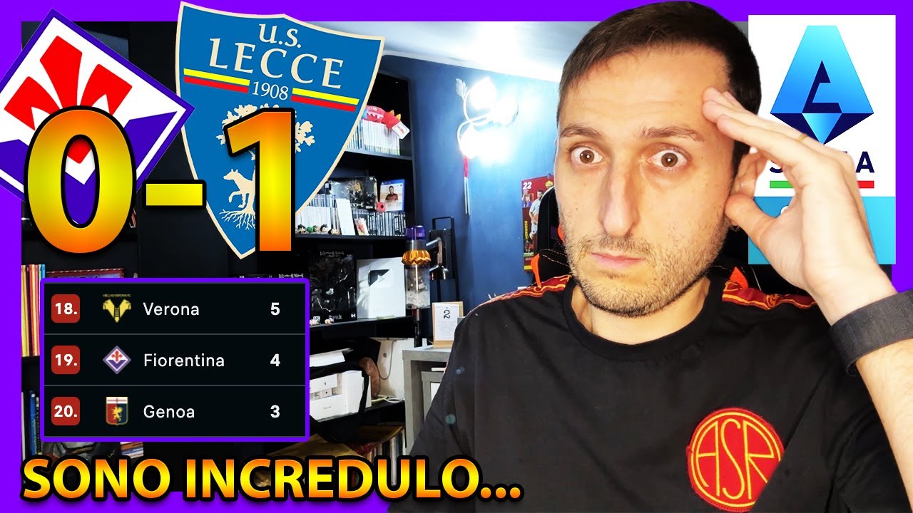 Fiorentina vs Lecce 0-1: Viola in Grave Pericolo di Retrocessione โ ๏ธ